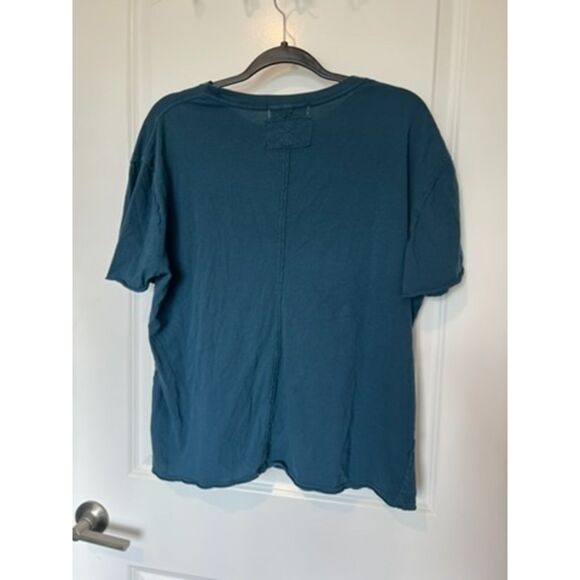 Free People We The Free Nina Short Sleeve Tee Navy Patina - Picture 4 of 6